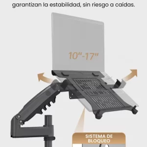 Soporte Brazo Ergonómico Para Portatil North Bayou H100 FP2 2