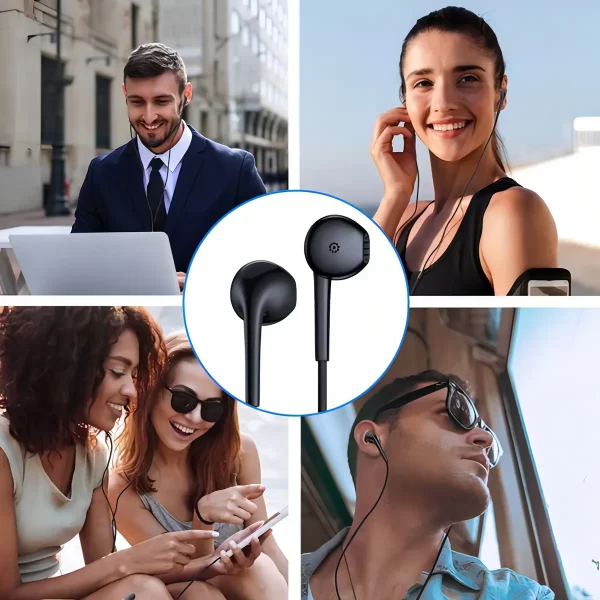 Audifonos Alambricos Tipo C Con Microfono Manos Libres
