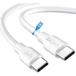 Cable Tipo C a Tipo C Carga Rapida 3a 1m Datos