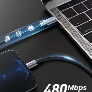 Cable Usb C a Lightning iPhone Ipad Mfi Carga Rapida 2m Ugreen