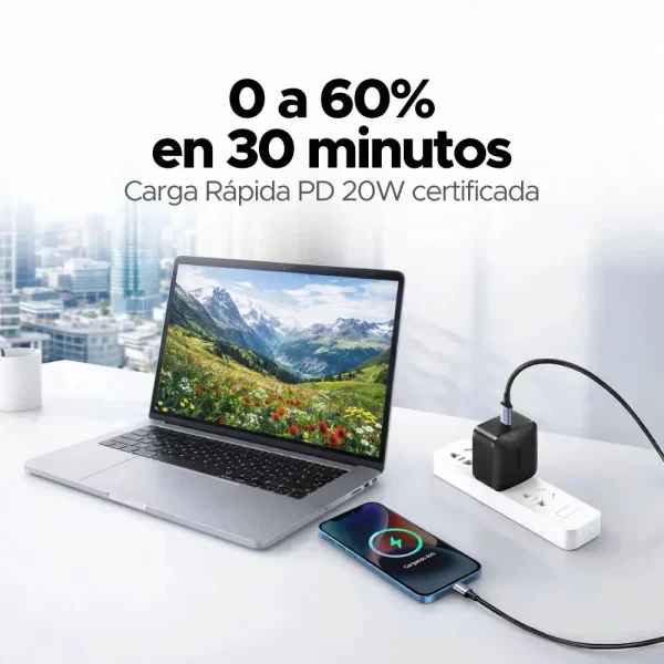 Cable Usb C a Lightning iPhone Ipad Mfi Carga Rapida 2m Ugreen