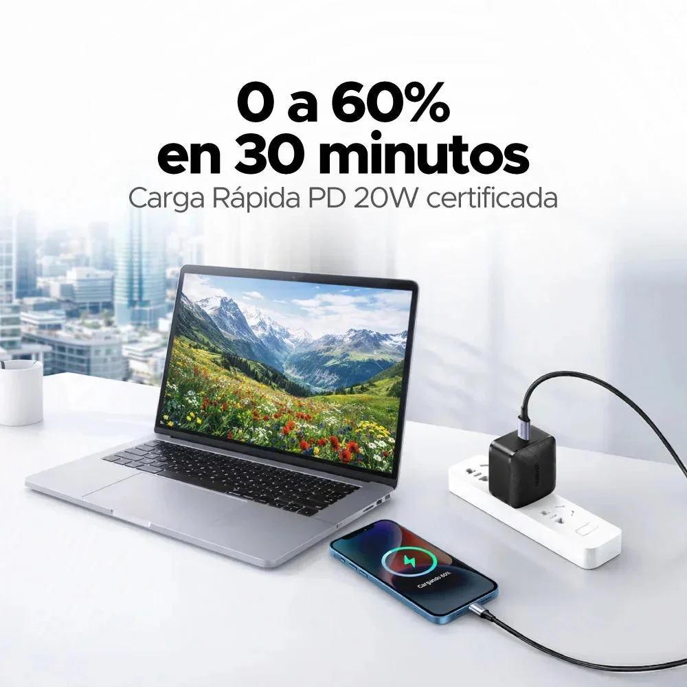 Cable Usb C a Lightning iPhone Ipad Mfi Carga Rapida 2m Ugreen