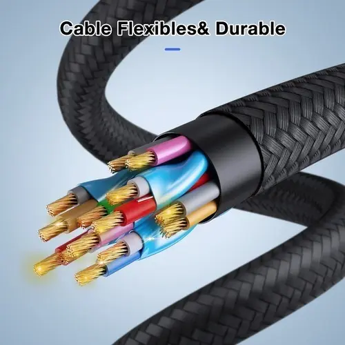 Cable Usb Lightning iPhone Carga Rapida 2.4a 1m Trenzado