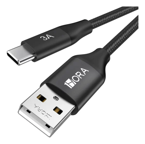 Cable Usb a Tipo C Carga Rapida 3a 1m Trenzado Datos Cable Usb a Tipo C Carga Rapida 3a 1m Trenzado Datos