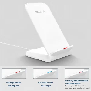 Cargador Inalambrico Qi 15w Carga Rapida iPhone Android