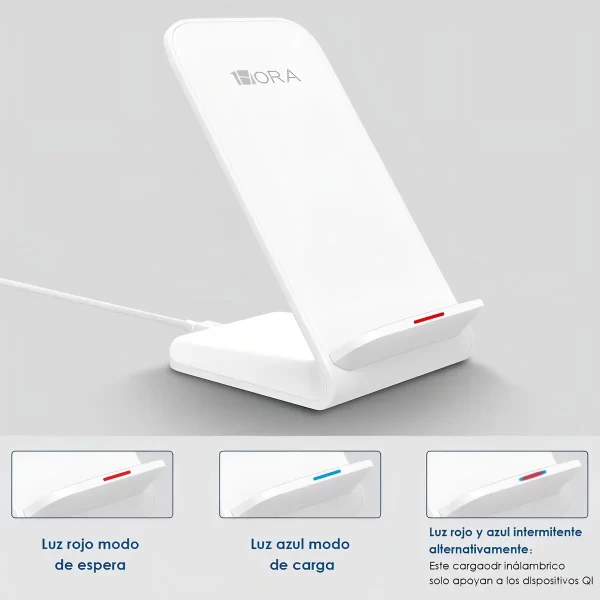 Cargador Inalambrico Qi 15w Carga Rapida iPhone Android Cargador Inalambrico Qi 15w Carga Rapida iPhone Android