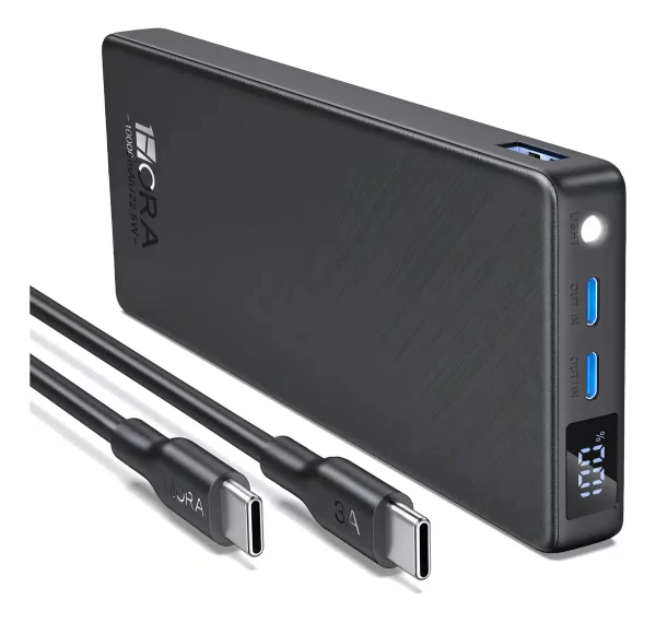 Power Bank 10000mah Carga Rapida 22.5w Pantalla 1hora