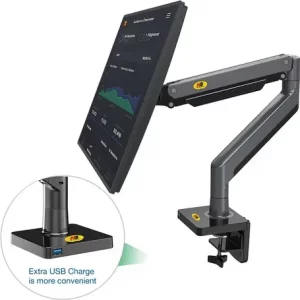 Soporte Monitor Brazo North Bayou G45 22 a 40 Gas Usb